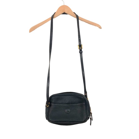 Vintage 90s Dooney and Bourke leather crossbody bag blue - Picture 3 of 12